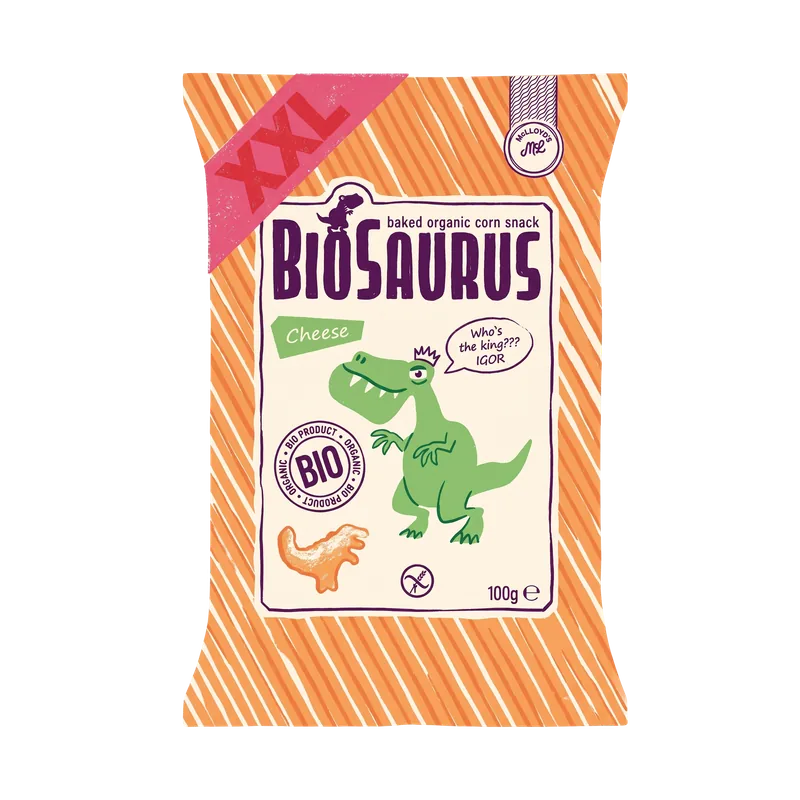 Biosaurus BIO Sýrový snack Igor XXL, 100 g