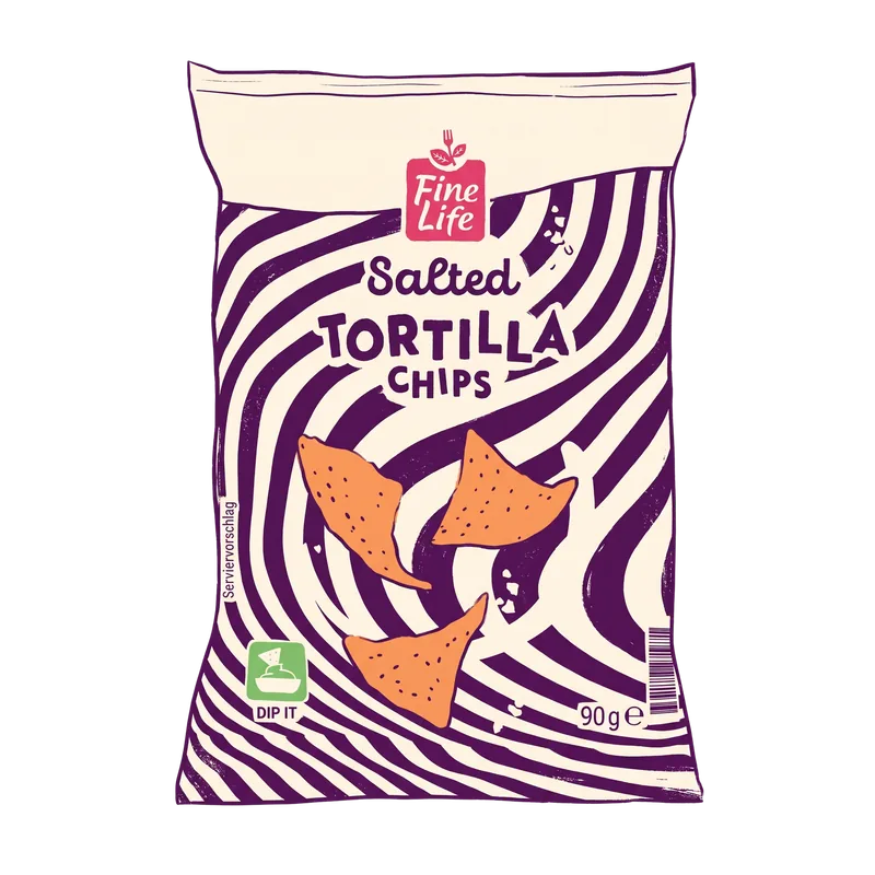 Tortilla Chips Mild Fine Life, 90g